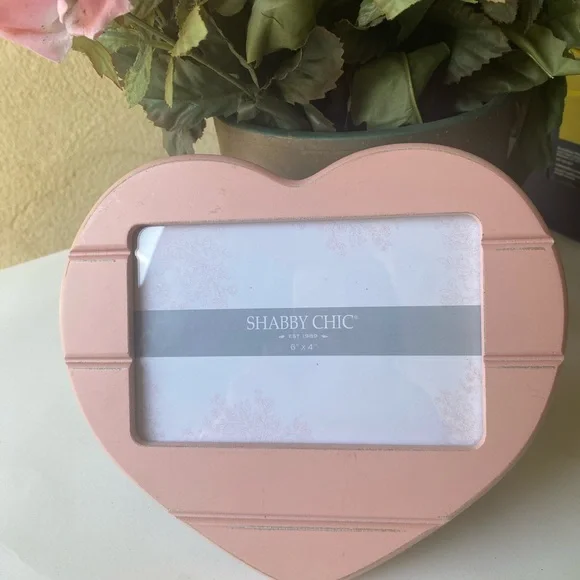 Rachel Ashwell Shabby Chic Pink/Peach Heart Photo Frame - Picture 5 of 5